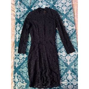 Black long sleeve dress